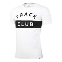 New Balance Track Club Sport Tee Asia Sizing 'White Black' AMT81538-WT