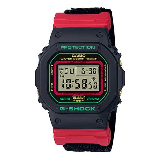 CASIO G-Shock Square 'Black' DW-5600THC-1PR