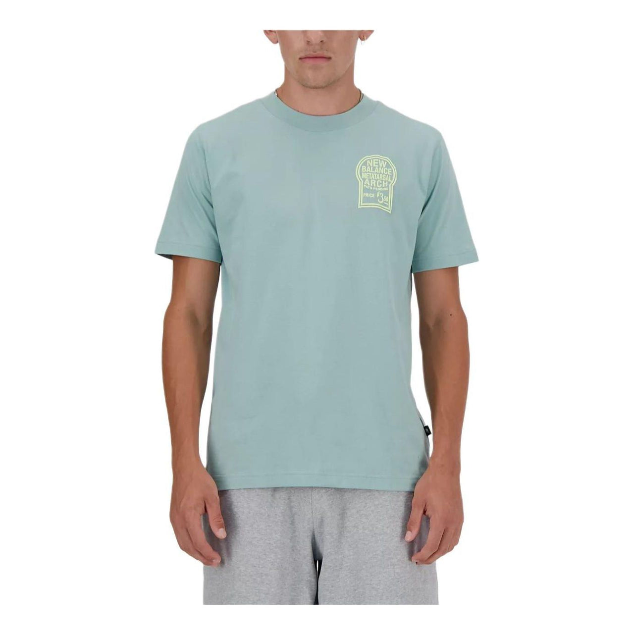 New Balance Sport Essentials Metatarsal T-Shirt Asia Sizing 'Salt Marsh' MT41913S-AM