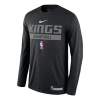 Nike x NBA Sacramento Kings Essential Practice Legend Performance Long Sleeve T-Shirt 'Black' DR6539-010