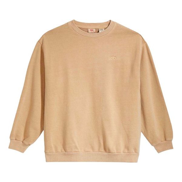 (WMNS) Levi's Pure Loose Casual T-Shirt 'Khaki' 32951-0002