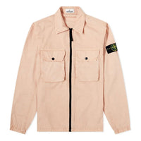 STONE ISLAND 2 Pocket Brushed Cotton Shirt Jacket 'Antique' 7515113WN-V0182