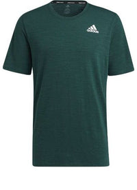 Men's adidas City Elevated T Training Sports Short Sleeve Dark Green T-Shirt H08782