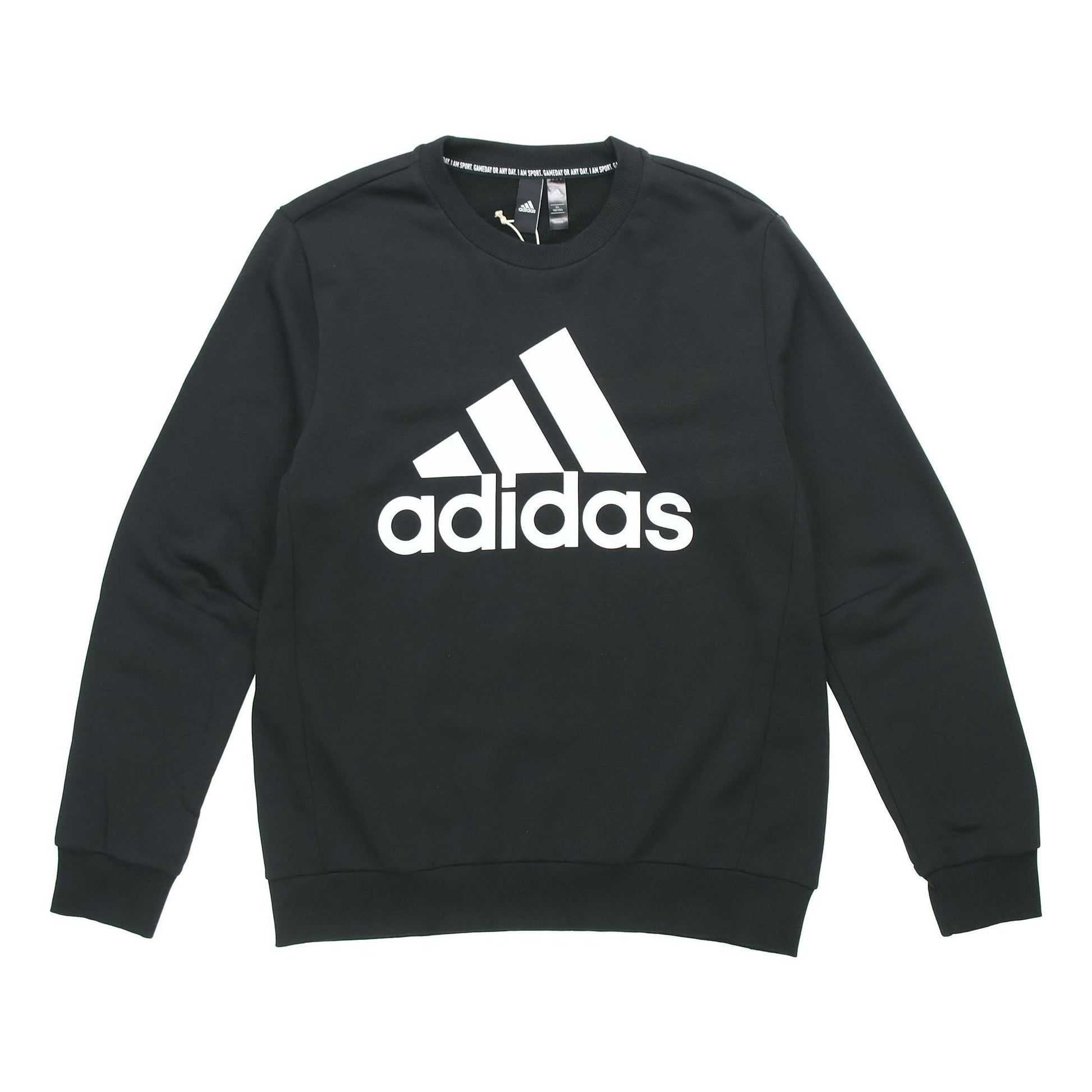 adidas MH BOS CREW FT Round Neck Pullover Black DT9941