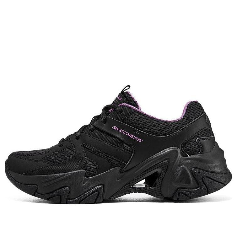 (WMNS) Skechers Stamina V3 'Black' 896207-BKPR