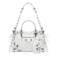 (WMNS) Balenciaga Neo Cagole City Small Handbag 'Optic White' 736046210B09104
