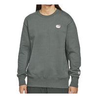 Nike Airmoji Series Sportswear logo Casual Pullover Round Neck Gray CZ2360-070