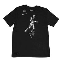 Nike DRI-FIT MVP NBA Printing Short Sleeve Russell Westbrook Black BV1527-010