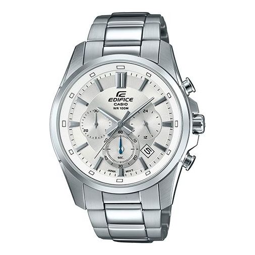 CASIO Quartz EDIFICE Stainless Steel Strap Mens Silver Analog EFR-560D-7A
