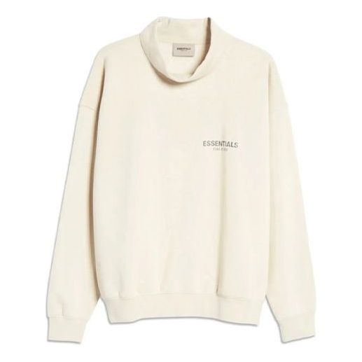 Fear of God Essentials SS21 Pullover Mockneck Stone Oat FOG-SS21-672