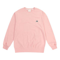 MLB Unisex Embroidery Logo Round-neck Sweatshirt Pink 31MTC4941-50P