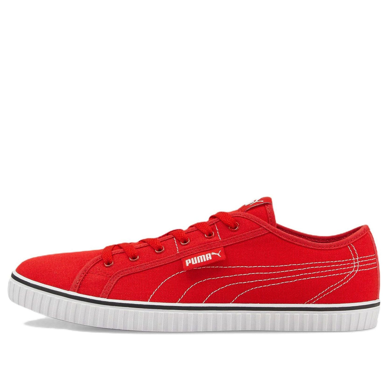 PUMA Ever LoPro Cv Casual Skateboarding Shoes Unisex Red White 383030-03