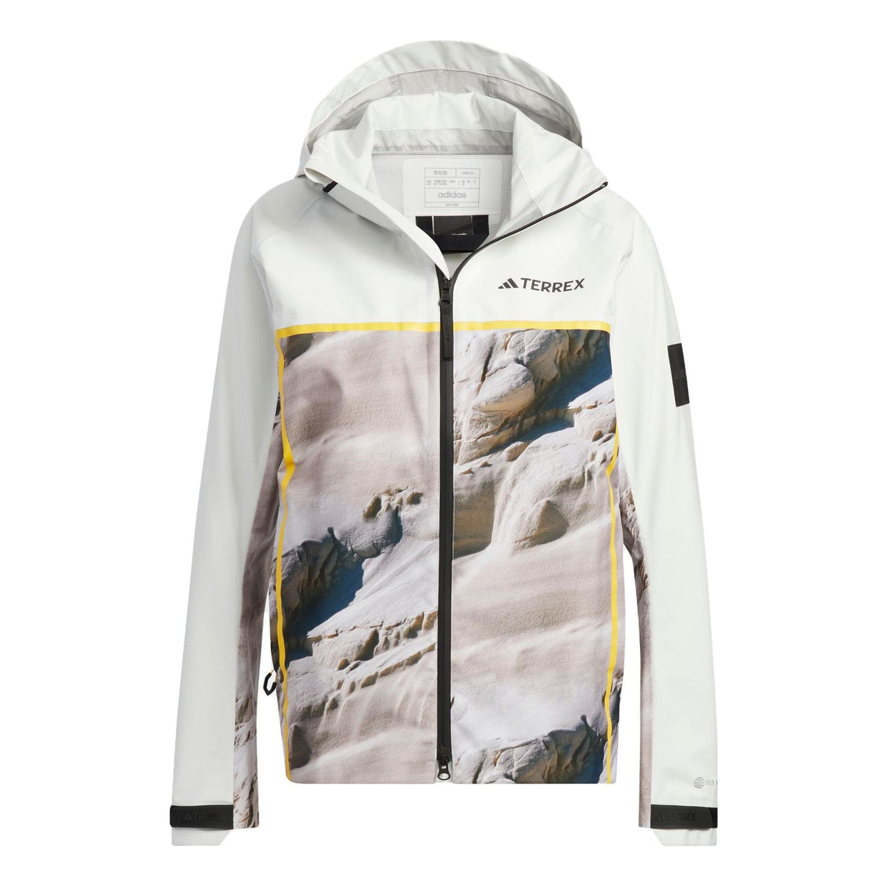 (WMNS) adidas National Geographic RAIN.RDY Jacket Asia Sizing 'Off White' IC1991