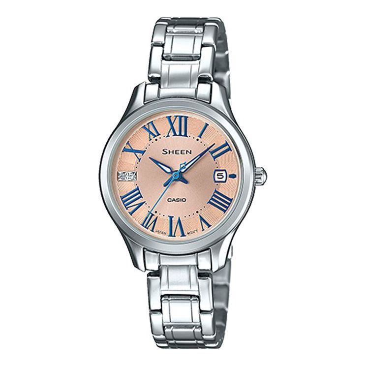 CASIO Female SHEEN Japan / South Korea Fashion Quartz Waterproof Analog SHE-4050D-9A