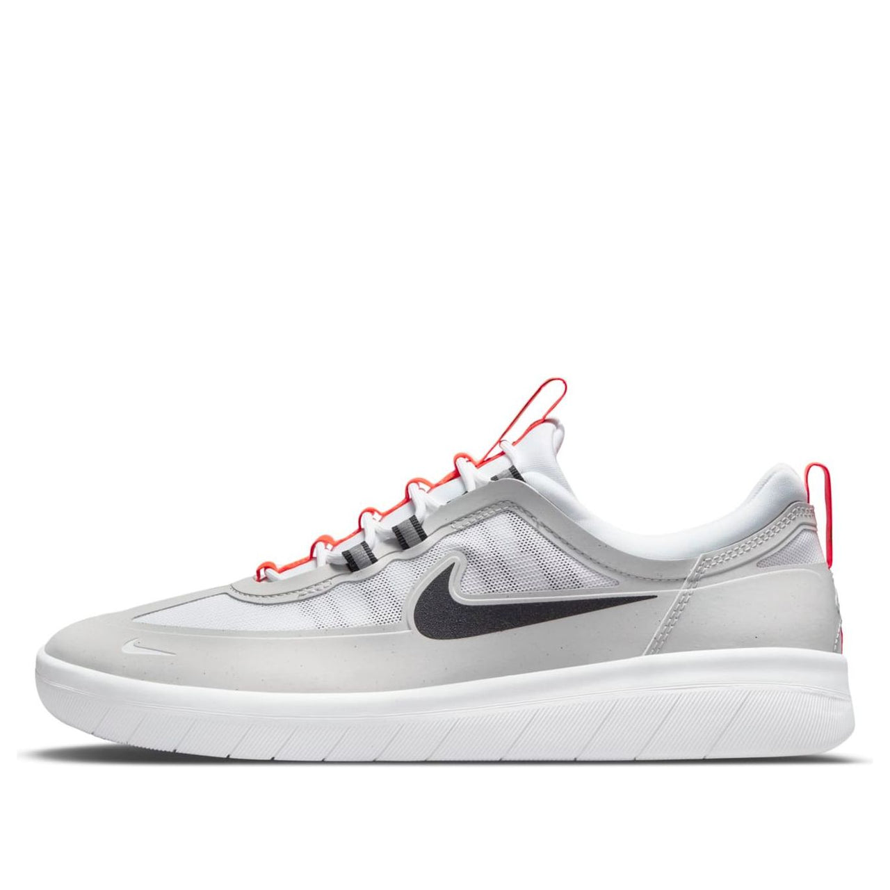 Nike Nyjah Free 2 SB 'Neutral Grey Bright Crimson' BV2078-007