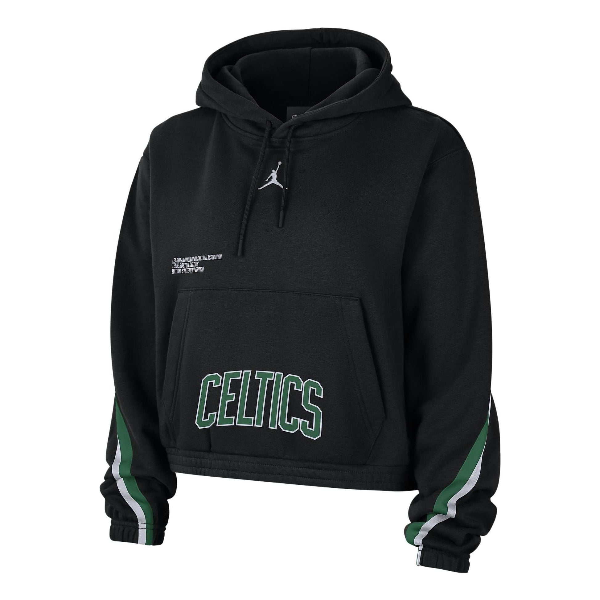 (WMNS) Air Jordan x NBA Boston Celtics Courtside Hoodie 'Black' DO0150-010