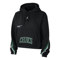 (WMNS) Air Jordan x NBA Boston Celtics Courtside Hoodie 'Black' DO0150-010