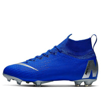(GS) Nike Mercurial Superfly 6 Elite FG 'Racer Blue Silver' AH7340-400