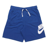 Men's Nike Swoosh Logo Loose Breathable Running Sports Shorts Blue AR2376-439
