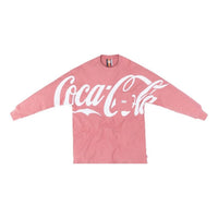 KITH x Coca-Cola L/S Quin Tee Crossover Loose Long Sleeves Unisex Pink KH3541-107