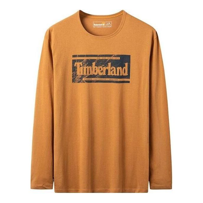Timberland Brand Long Sleeve T-Shirt 'Yellow' A2KNF-P47