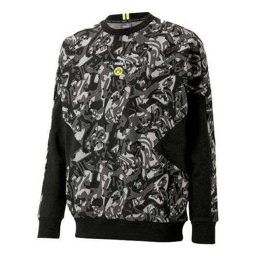 PUMA Borussia Dortmund 20/21 Sweatshirt 'Camouflage Black' 758728-20
