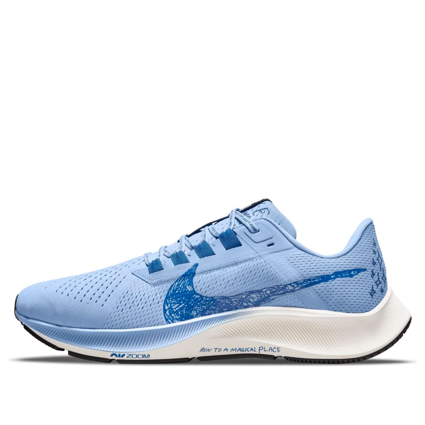 Nike x Nathan Bell Air Zoom Pegasus 38 A.I.R. 'Run To A Magical Place - Aluminum' DM1610-400