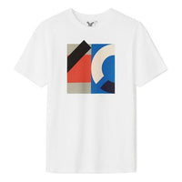 Men's KENZO SS21 Sports Round Neck Short Sleeve White FB55TS0254SJ-01