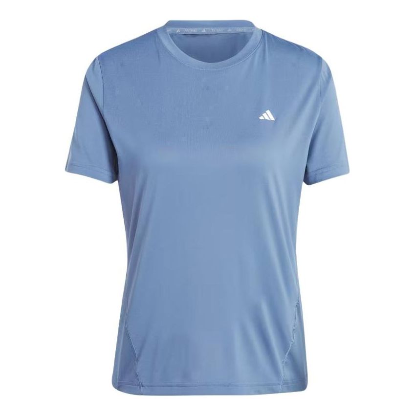(WMNS) adidas Designed for Training T-shirt Asia Sizing 'Blue' IX9424