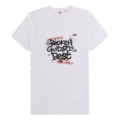 Men's Levis x MVM Crossover Series Round Neck Short Sleeve White 56605-0000-YS