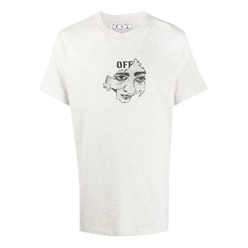 Off-White Logo Pattern Printing White OMAA027F20FAB0150810