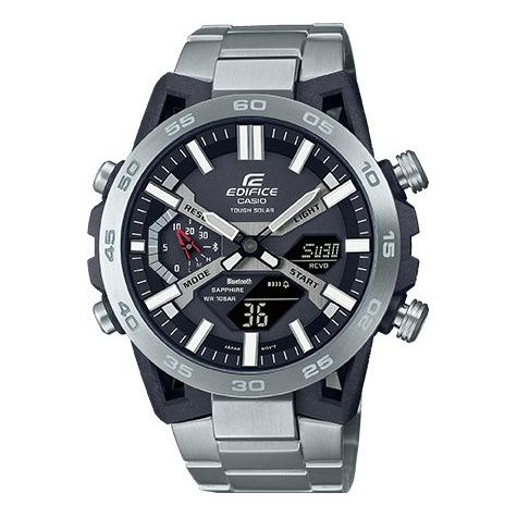CASIO ECB-2000YD-1APR Waterproof EDIFICE Solar Powered Stainless Steel Strap Mens ECB-2000YD-1APR