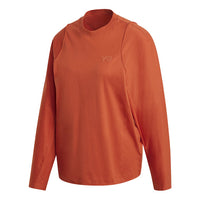 (WMNS) Y-3 Loose Logo Casual Orange T-Shirt GK4472