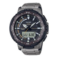 Casio Protrek Analog-Digital Watch 'Silver Black Purple' PRT-B70T-7JF