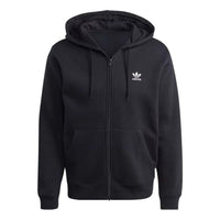 adidas Trefoil Full-Zip Hoodie Asia Sizing 'Black' IL2511