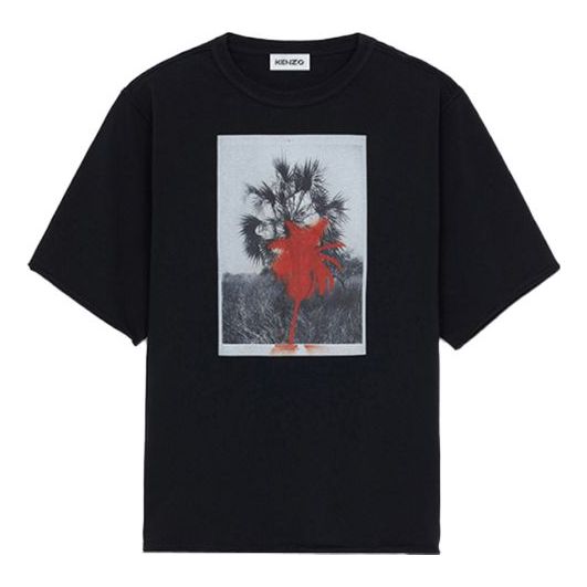 KENZO Unisex SS21 520 Series Printing Black FB52TS6924SA-99