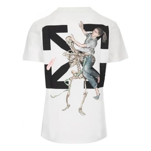 Off-White Pascal Printing Short Sleeve White OMAA027F20FAB0030110