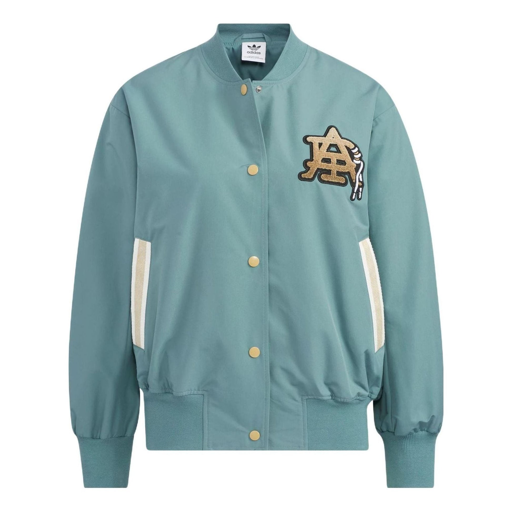 (WMNS) adidas Modern Collegiate Bomber Jacket Asia Sizing 'Blue' HS1919