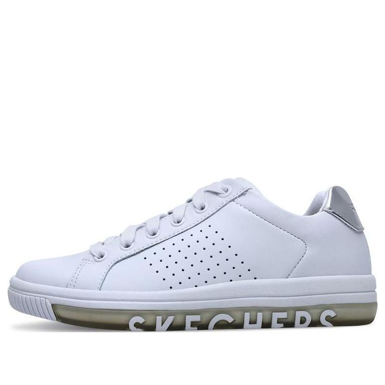 (WMNS) Skechers Side Street 'White Silver' 73630-WSL