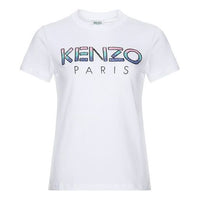 KENZO Multicolor Alphabet Logo Short Sleeve White FA5-2TS821-936-01
