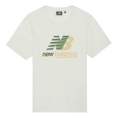 New Balance Round Neck Minimalistic Casual Short Sleeve White NEA33011-IV