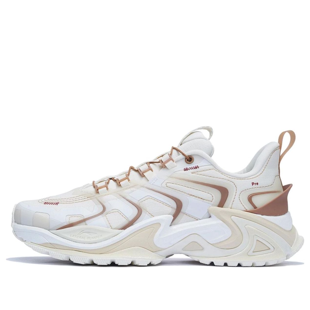 (WMNS) Li-Ning x Soulland X-Claw Ace 3M 'White Brown' AZGS104-7