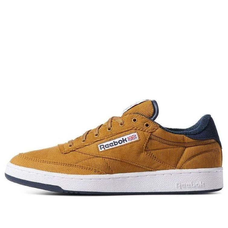 Reebok Unisex Club C 85 Corduroy Sneakers Yellow DV7236