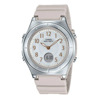 CASIO LWA-M145 Series Waterproof Quartz 34.6mm /White Pink Analog LWA-M145-4AJF