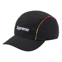 Supreme Gradient Piping Camp Cap 'Black White' SUP-SS21-797