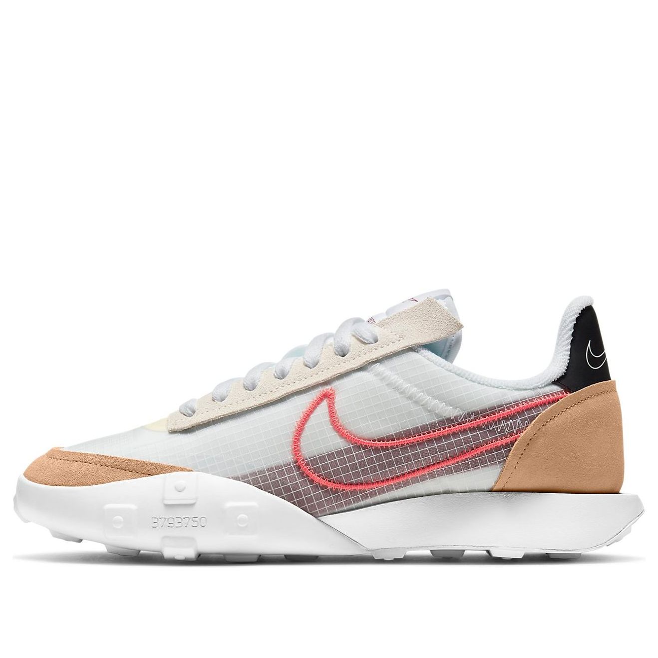 (WMNS) Nike Waffle Racer 2X 'White Bright Crimson' CK6647-101