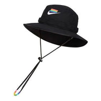 Nike ACG BeTrue Fisherman Hat Rainbow Logo 'Black' CZ6232-010