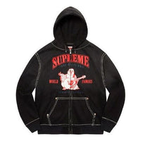 Supreme x True Religion Zip Up Hooded Sweatshirt 'Black White Red' SUP-FW21-215