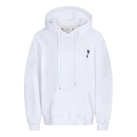 MLB Cartoon Series hooded Loose Small Label Embroidered Long Sleeves Unisex White 31HDC1011-50W