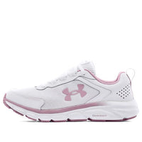 (WMNS) Under Armour Charged Assert 9 Wide 'White Mauve Pink' 3024862-101